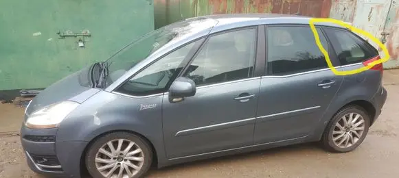 Citroen C4 I Picasso Rear side window REAR-LEFT
