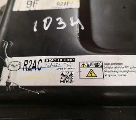 Mazda 6 Engine control unit/module R2AC18881P 2757000071 K4238