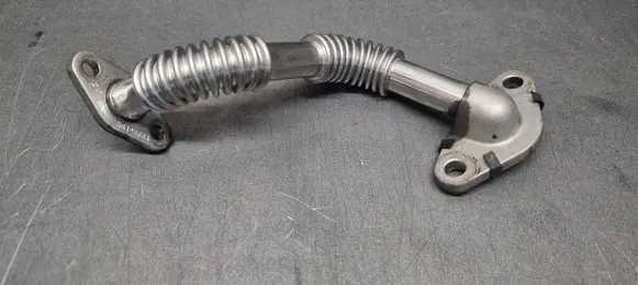 Fiat Croma Turbo turbocharger oiling pipe/hose 55198684