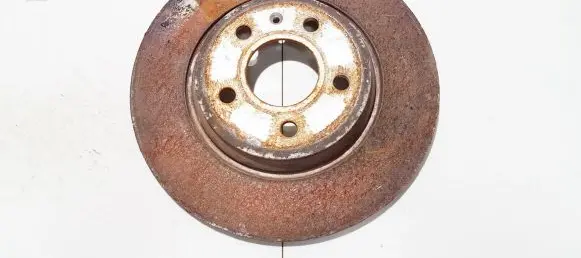Audi A4 S4 B8 8K Rear brake disc neventiliuojamas