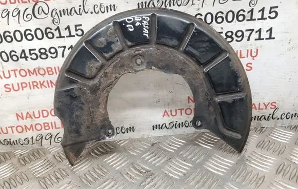 Volkswagen PASSAT B6 Front brake disc dust cover plate 1K0615312F