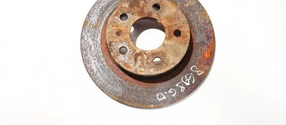 Opel Zafira A Rear brake disc neventiliuojamas