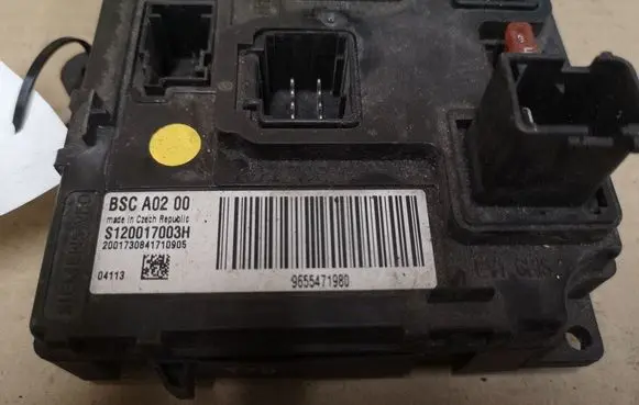 Peugeot 407 Tow bar trailer control unit/module S120017003H BSCA0200 9655471980