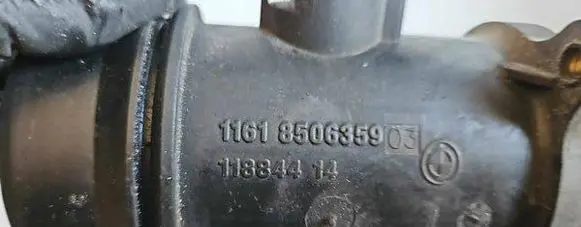 BMW 5 F10 F11 Mass air flow meter 8506359 11884414