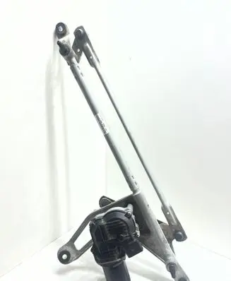 Front wiper linkage and motor