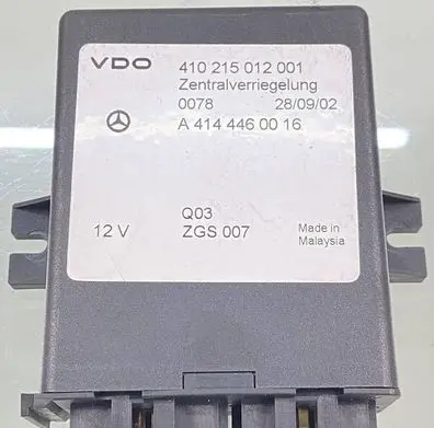 Mercedes-Benz Vaneo W414 Door central lock control unit/module 410215012001 A4144460016 0078