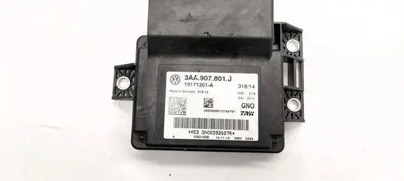 Audi Q3 8U Rear brake EMF control unit/module 3AA907801J