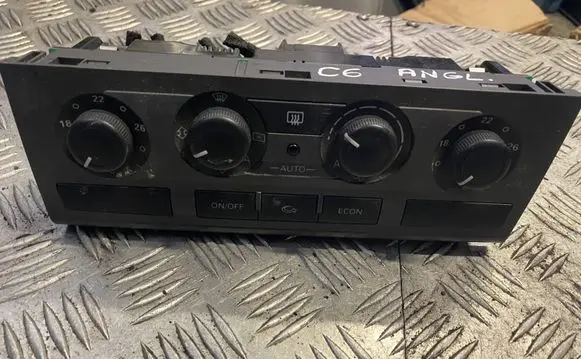 Audi A6 S6 C6 4F Climate control unit 4f0907468d