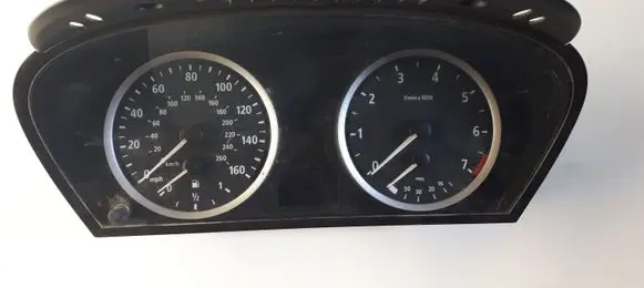 BMW 5 E60 E61 Speedometer (instrument cluster) 62116937611 6937611 110080213093
