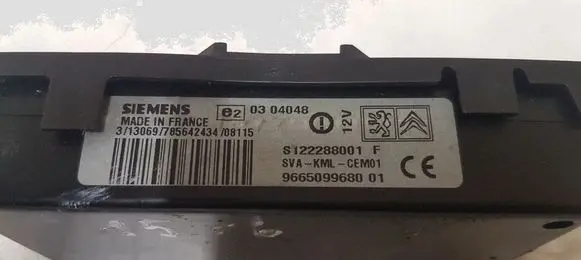 Citroen C5 Bluetooth control unit module 966509968001 E20304048 9654105480