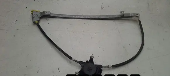 Renault Megane I Front door window regulator with motor 400312a