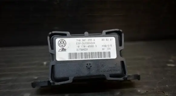Audi A3 S3 8P ESP acceleration yaw rate sensor 7H0907655A