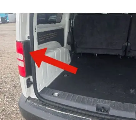 Volkswagen Caddy Rear/tail light trim molding 2K5945095C 2K5945095B 2K0945095P
