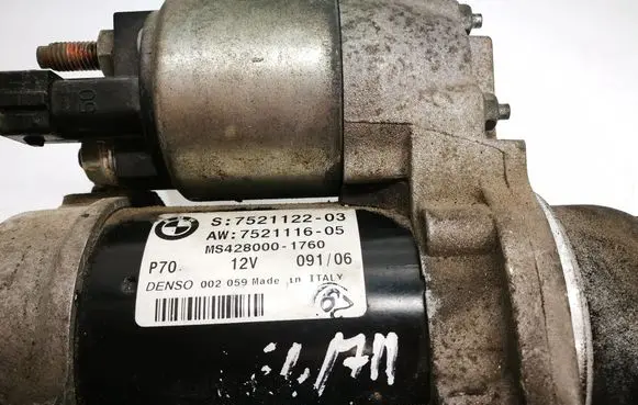 BMW 3 E90 E91 Starter motor 752112203