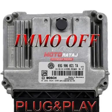 Volkswagen Eos Engine control unit/module 03G906021TA 03G906021AB 0281014590