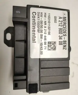 Mercedes-Benz E W212 Fuel injection pump control unit/module A2129003408