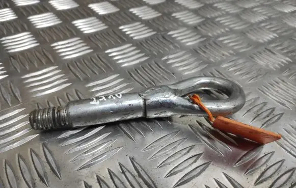 Towing hook eye