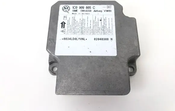 Volkswagen PASSAT B5.5 Airbag control unit/module 1C0909605C 5WK43130