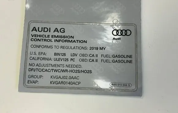 Audi A5 Other interior part 8W0010504Q