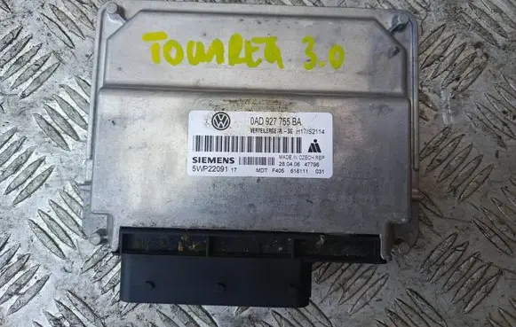 Volkswagen Touareg I Transfer box differential control unit 0AD927755BA 5WP22091