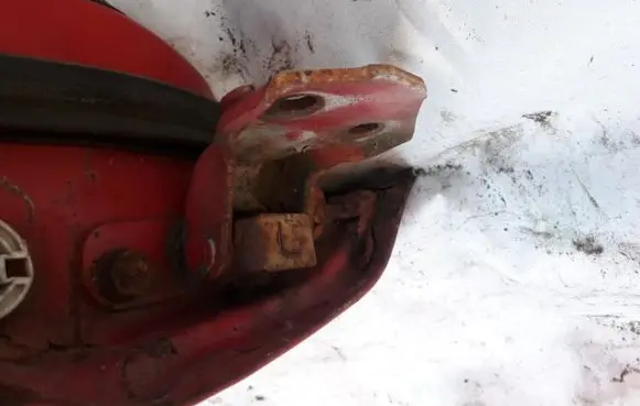 Mazda 323 Front door upper hinge