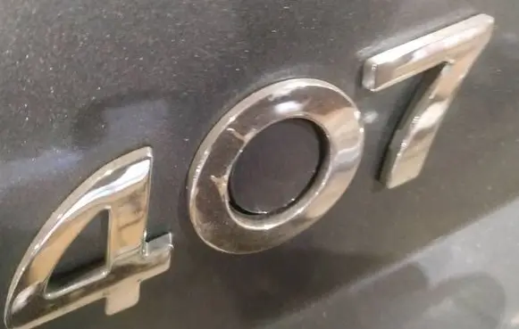 Peugeot 407 Tailgate/trunk/boot exterior handle 