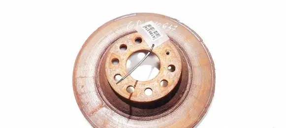 Audi A6 S6 C6 4F Rear brake disc neventiliuojamas