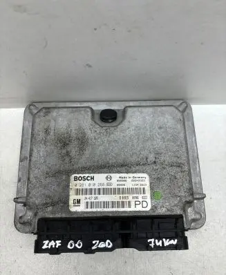 Opel Zafira A Engine control unit/module 24417169 28SA9999 0281010268
