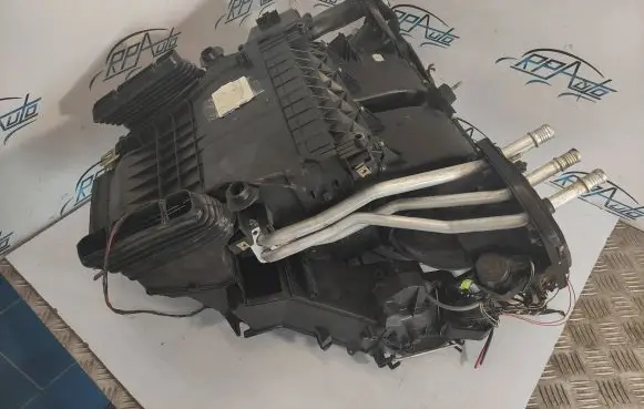 Interior heater climate box assembly