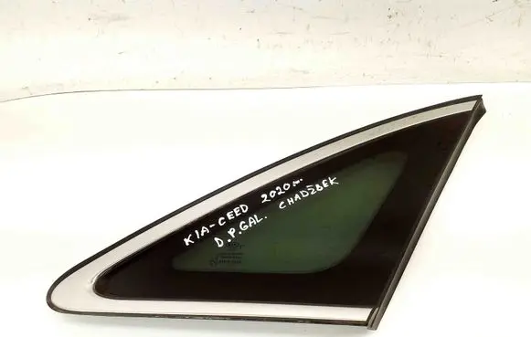 KIA Ceed Rear vent window glass 87820J7100