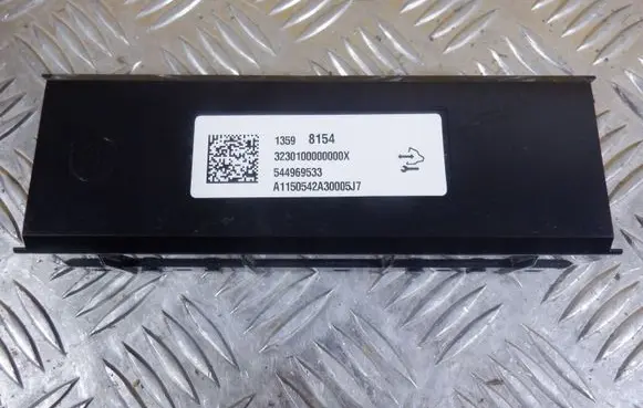 Opel Astra K Air conditioning/heating control unit 13598154 544969533 3230100000000X