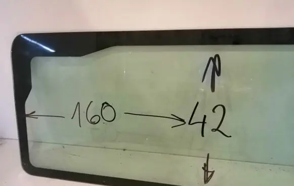Ford Transit Rear windscreen/windshield window 43R00097