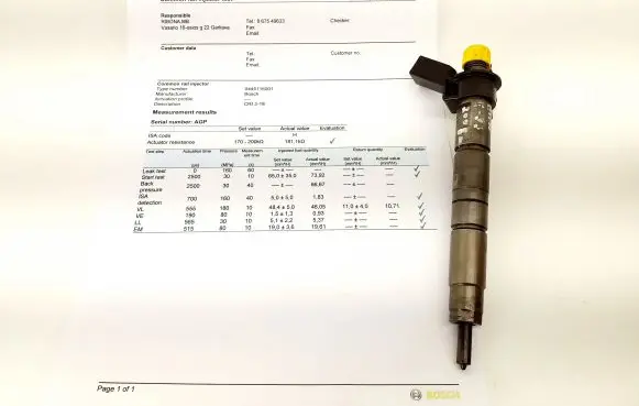 BMW X3 E83 Fuel injector 779787705