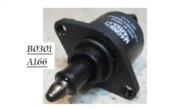 Renault Clio II Idle control valve (regulator) B0301 A166