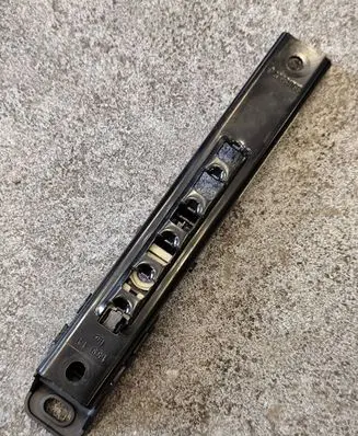 Jaguar XF X250 Seat belt adjustment rail AW93611C46AB AW93611C46