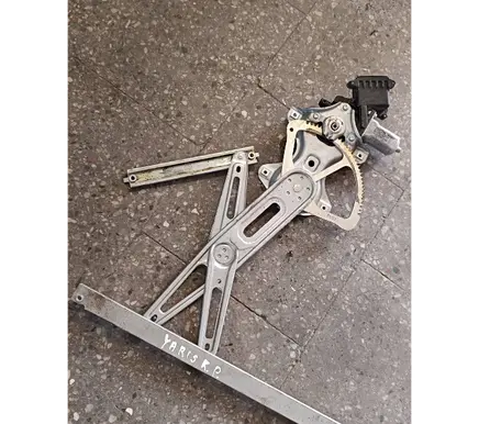 Front door window regulator with motor