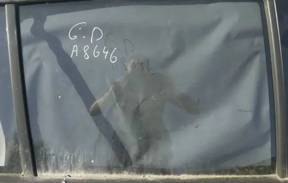 Hyundai Santa Fe Rear door window glass