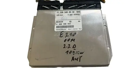 Mercedes-Benz E W210 ESP (stability system) control unit 0265456332 0265109422
