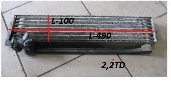 Renault Espace III Engine oil radiator 22TD100490