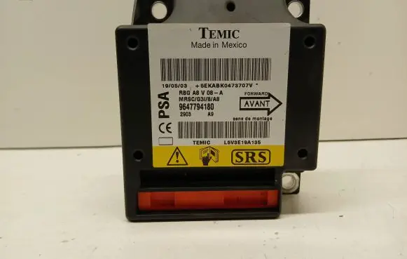 Citroen C3 Airbag control unit/module 9647794180