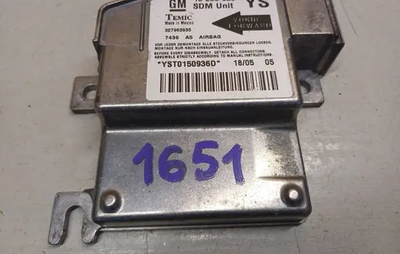 Opel Meriva A Airbag control unit/module 13203620 327963935 YST0150936D