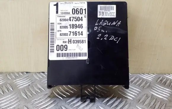 Renault Laguna II Immobilizer control unit/module 8200518946