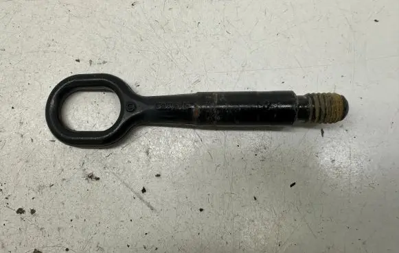 Towing hook eye