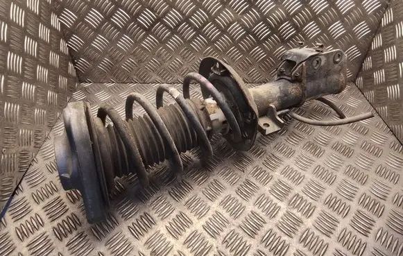 Front shock absorber with coil spring