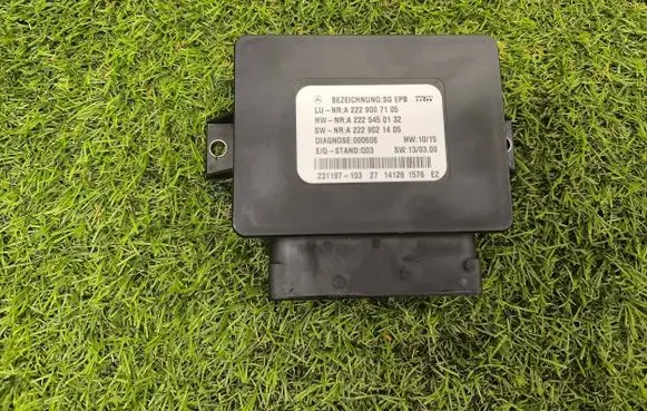 Mercedes-Benz S W222 Hand brake control module A2229007105 000606 A2225450132