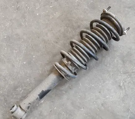 Peugeot 407 Front shock absorber with coil spring