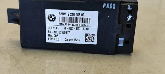 BMW 7 F01 F02 F03 F04 Seat heating relay 9216468 05530917 2840078407300