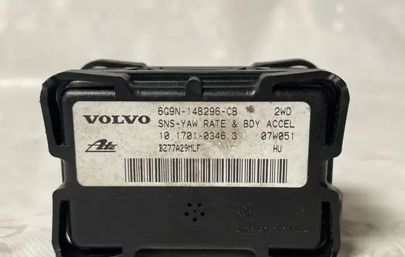 Volvo S80 ESP acceleration yaw rate sensor 6G9N14B296CB BZ77A29MIF 10170103463