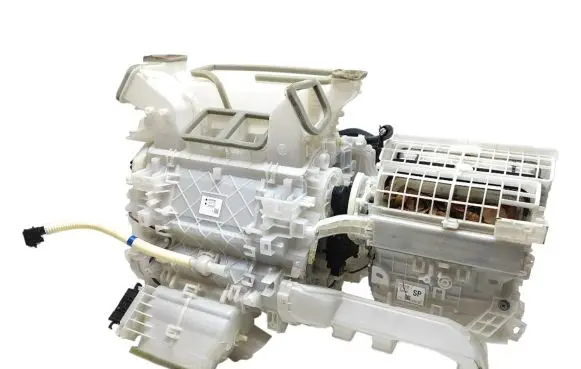 Interior heater climate box assembly