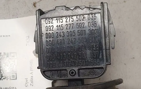 Opel Zafira A Wiper control stalk 092115275202036 092115277502035 090243395501392